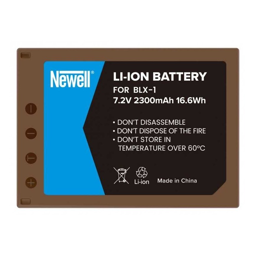 Newell BLX-1 USB-C replacement battery for Olympus – 2