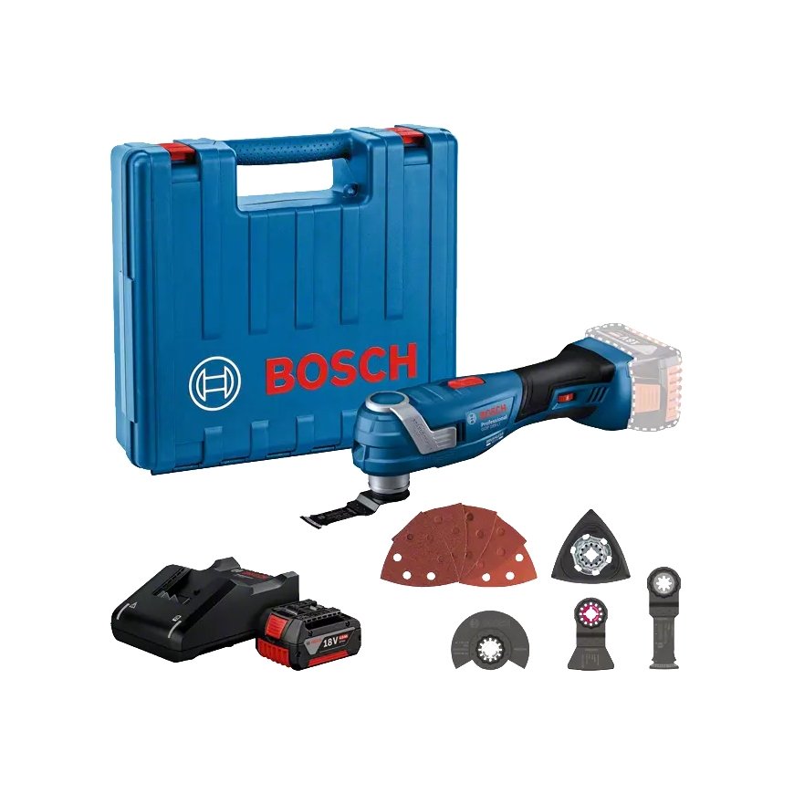 Bosch GOP 185-LI 18 V Juoda, Mėlyna – 2