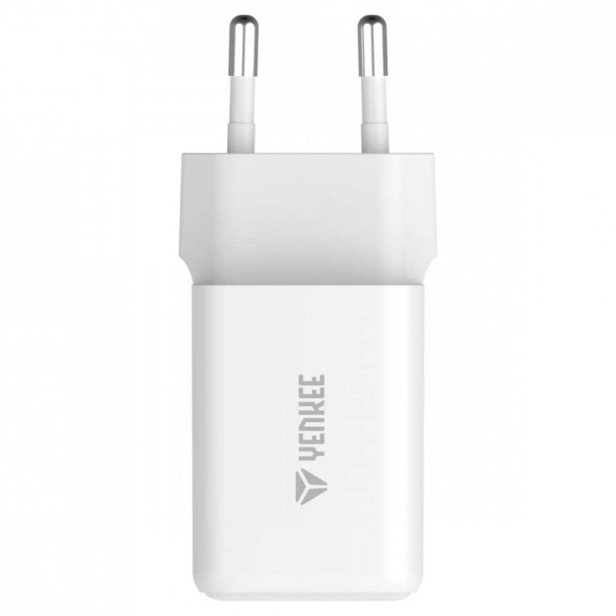 Yenkee Charger connected to the network usb c 45w 3a power delivery 3.0 qc3.0 white – 3