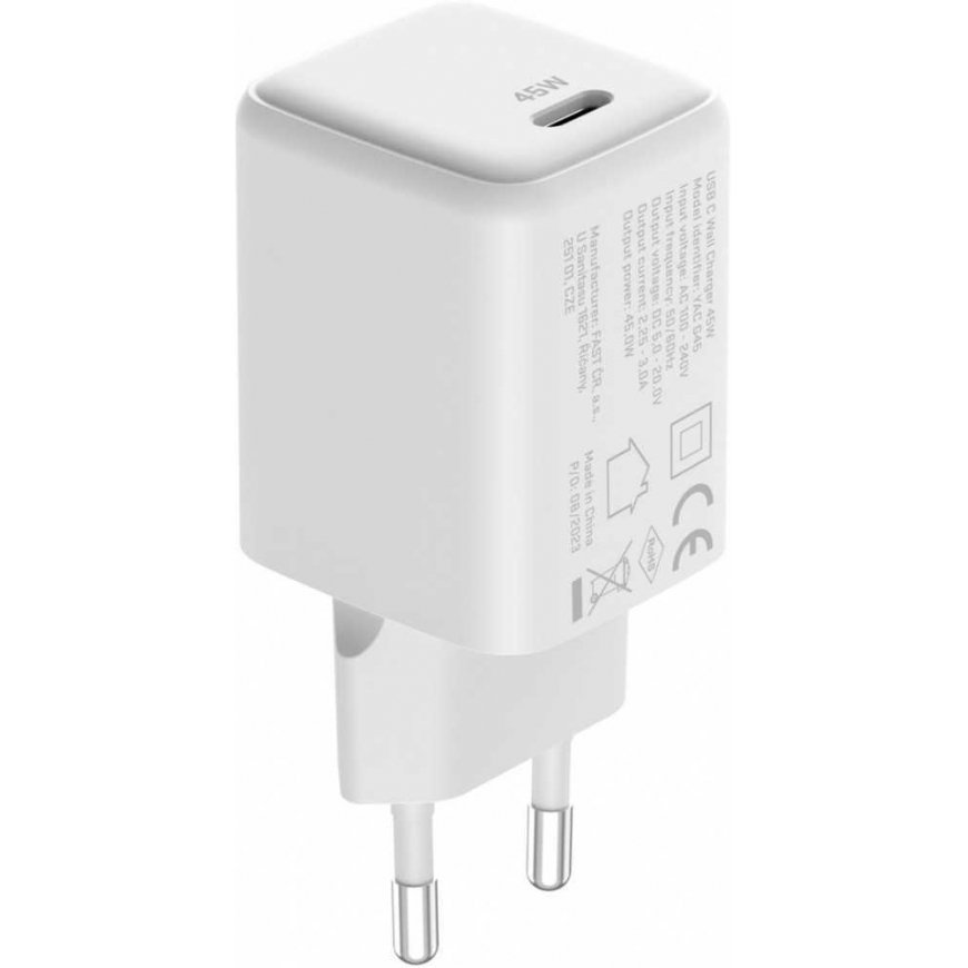 Yenkee Charger connected to the network usb c 45w 3a power delivery 3.0 qc3.0 white – 4