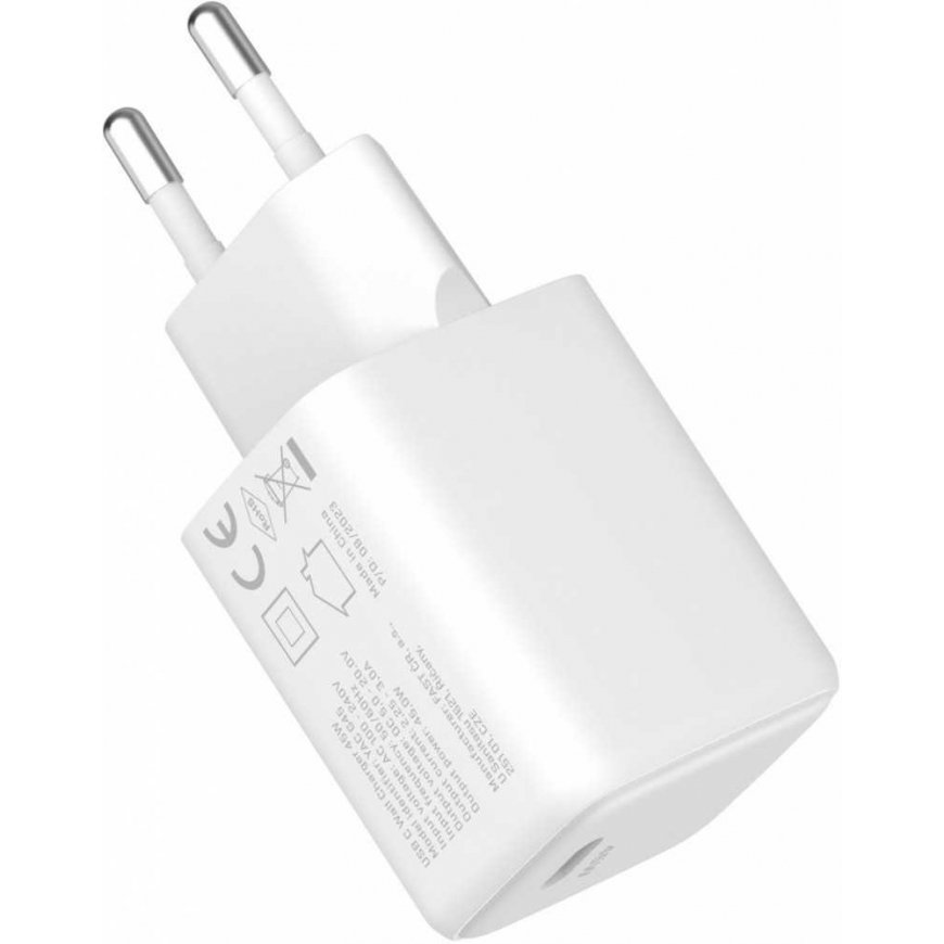 Yenkee Įkroviklis jungiama į tinklą usb c 45w 3a power delivery 3.0 qc3.0 balta – 5