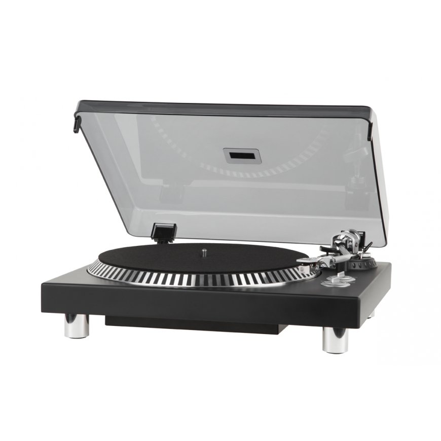 Krüger&Matz TT-602 Siksnas piedziņas audio atskaņotājs Melns