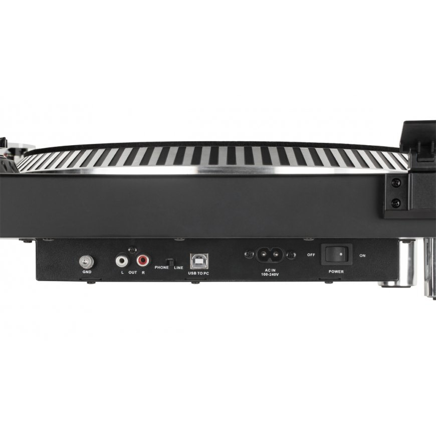 Krüger&Matz TT-602 Garso grotuvas su diržine pavara Juoda – 3