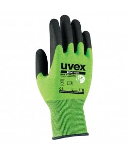 Uvex 60604 Рабочие перчатки Зеленый Вискоза, Полиамид, Стальной