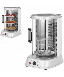MINI skrudintuvo grilis kebabams giroskopas žuvies daržovės vertikaliai 4in1 1800W Royal Catering RCGV-1800