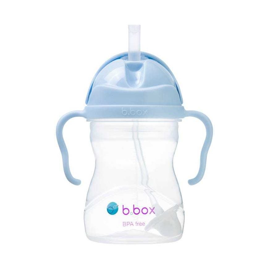 b.box - vandens butelis su šiaudeliu ir svoriu 240 ml | Gelato burbuliukai – 2