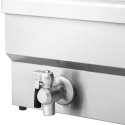 Royal Catering two-chamber fryer with taps 400V - 2x10L