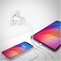 USB C mains charger 2x18W 3A Power delivery 3.0 QC3.0 White USB C mains charger 2x18W 3A Power delivery 3.0 QC3.0 White