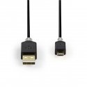 Nedis CCBW60500AT10 USB cable 1 m USB 2.0 USB A Micro-USB B Anthracite Nedis CCBW60500AT10 USB cable 1 m USB 2.0 USB A Micro-USB B Anthracite