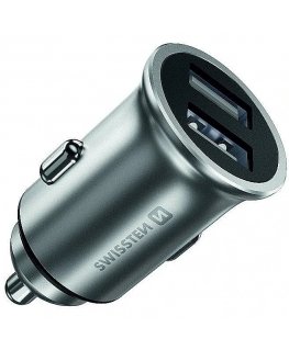 Swissten Eco Friendly Metal Premium Car charger 2 x USB 4.8A