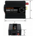 Manta MPI500M Power Inverter 500W/1000W DC to AC Manta MPI500M Power Inverter 500W/1000W DC to AC