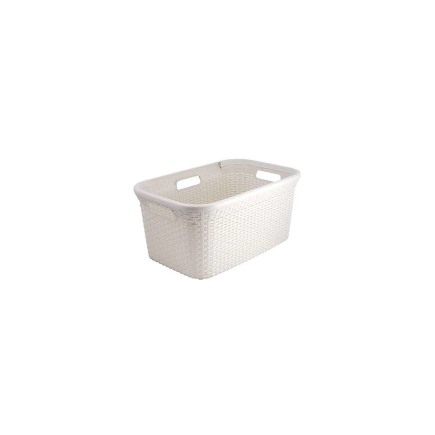 Curver Style 144876 корзина для белья 45 L Прямоугольный Ротанг Белый