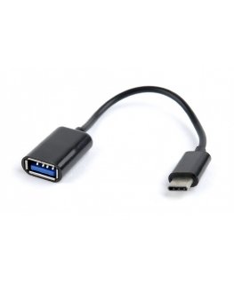 Gembird AB-OTG-CMAF2-01 USB kabelis 0,2 m USB C USB A Juoda