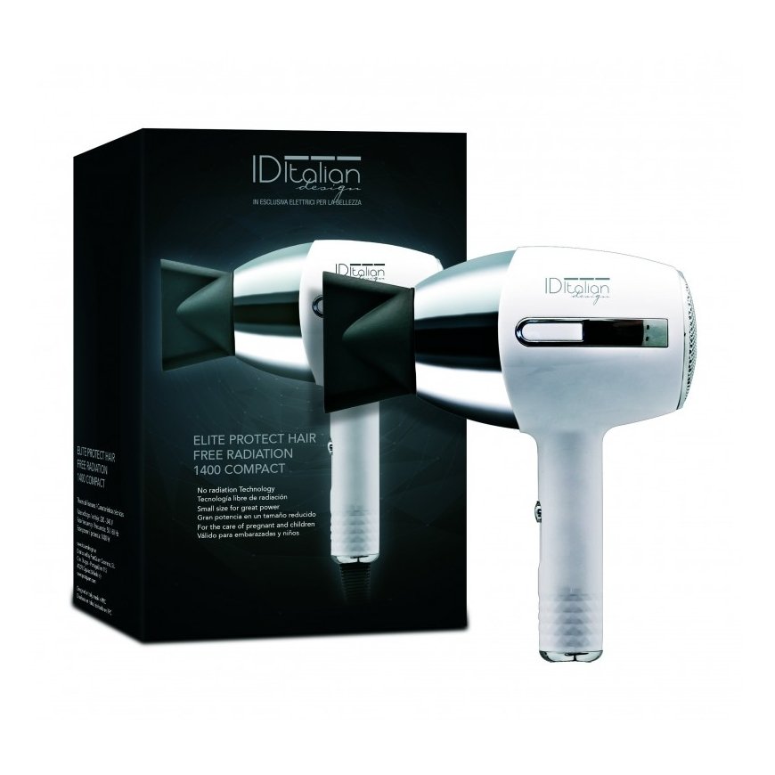 ID Italian IDEGTI1400 hair dryer 1400 W Silver, White – 4