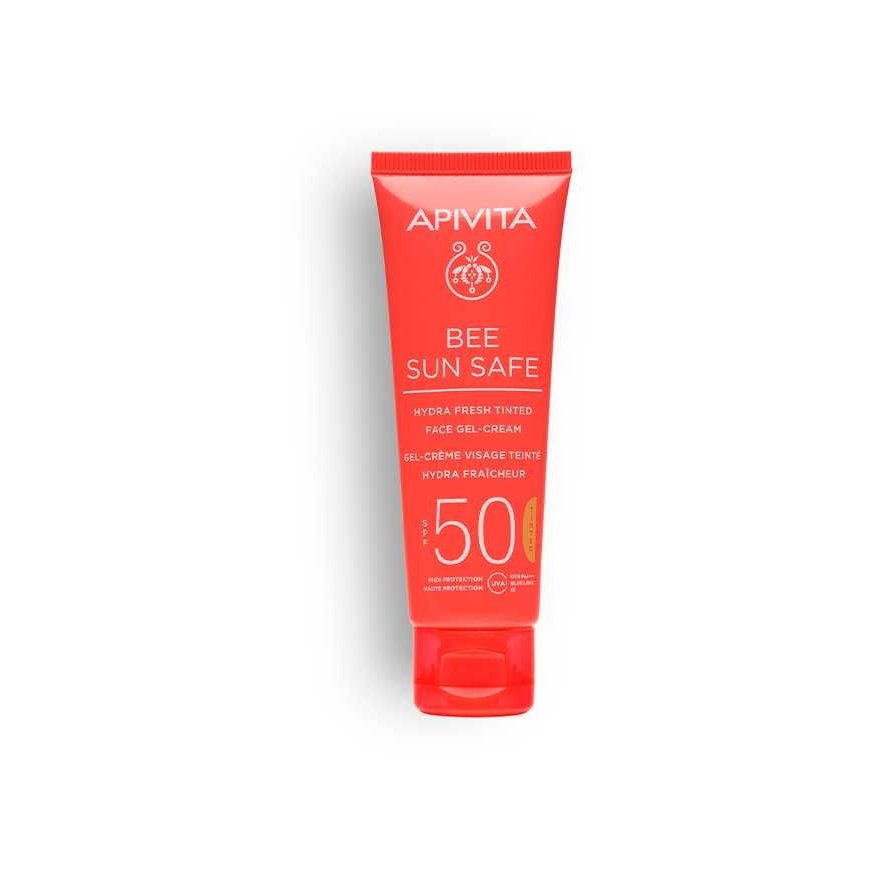 Apivita Bee Sun Safe Hydra Fresh Face Gel Creamy Spf50 50ml