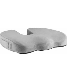 Powerton Orthopedic pillow, pressure-resistant plastic tip, ergonomic, gray, memory foam, Powerton