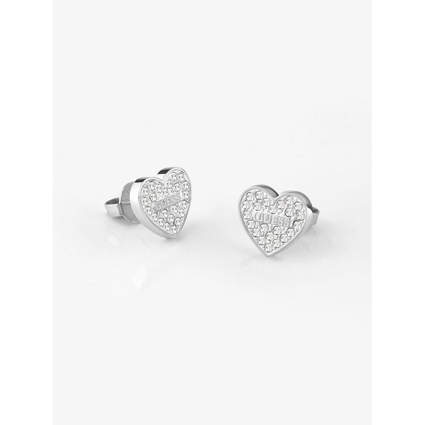 GUESS JUBE02173JWRHT/U korvakoru Nappikorvakorut Ruostumaton teräs Hopea