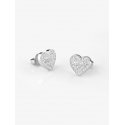 GUESS JUBE02173JWRHT/U earring Stud earrings Stainless steel Silver