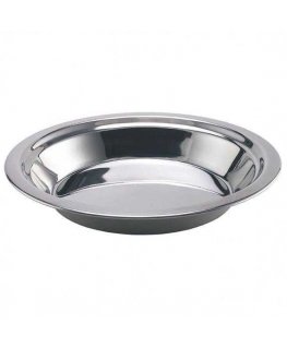Plate Laken, stainless steel, 220 mm