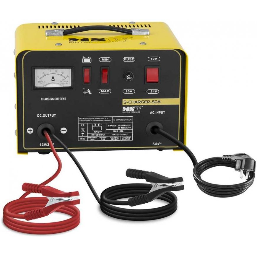 MSW Car starting rectifier for charging 12/24V 30A, starting 130A – 3