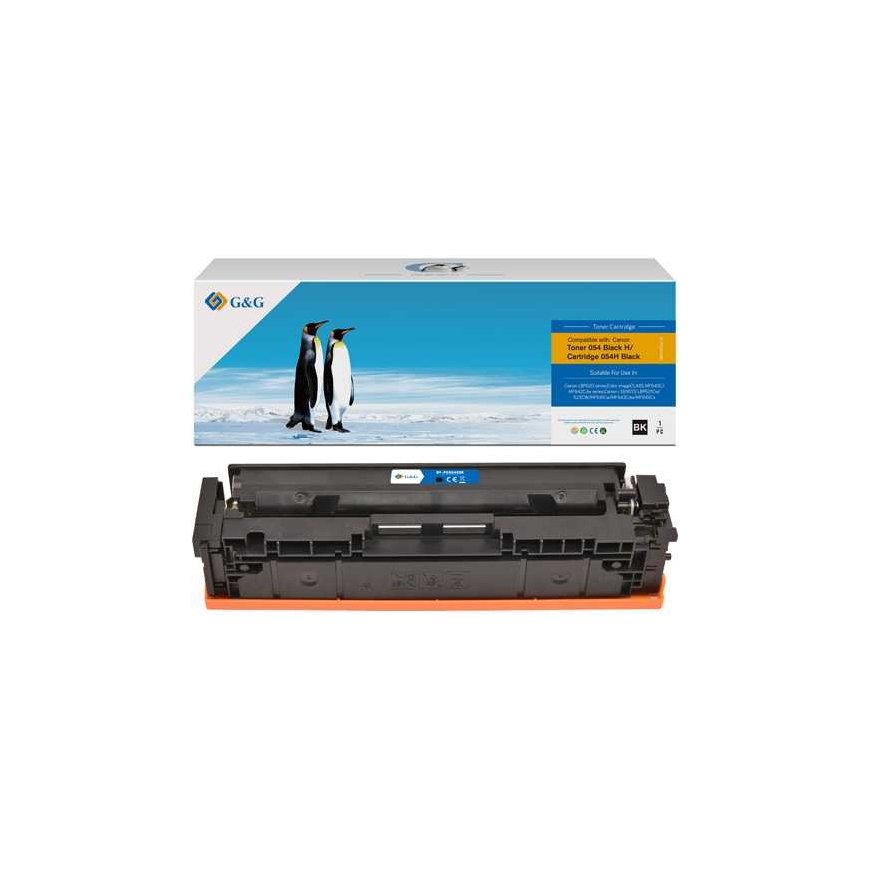 G&G kompatybilny toner su Canon 054HK, NT-PC054XBK, juodas, 3100s, high capacity