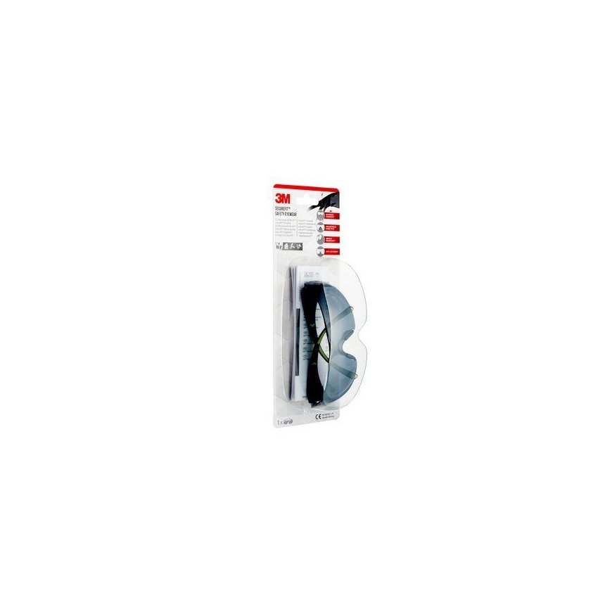 3M SF4000GC1 safety eyewear Safety goggles Plastic Black, Green – 4
