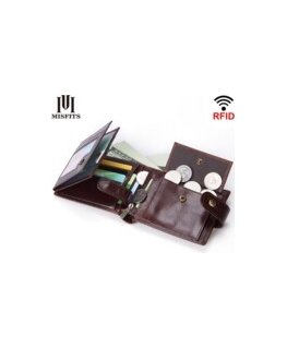 UNIQ Lyden DS magnetyczny portfel RFID i stojak na telefon szaro
