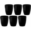 Rose&Tulipani Set of 6 szklanek Amami - Black, 320 ml Rose&Tulipani Set of 6 szklanek Amami - Black, 320 ml