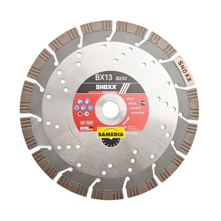 Deimantinis pjovimo diskas Samedia 310044 230x22,23 mm