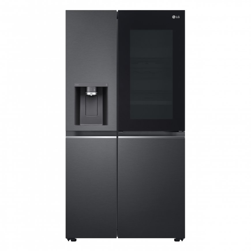 LG GSXV90MCDE side by side ledusskapis Brīvi novietots 635 L E Melns
