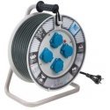 Extension cord with coil PAWBOL, 4 places, 30 m, IP44 Extension cord with coil PAWBOL, 4 places, 30 m, IP44