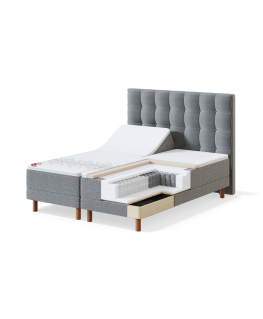 Sleepwell RED MOOTORVOODI / 180x34x200 / hard / AVOLA Beige (19302)