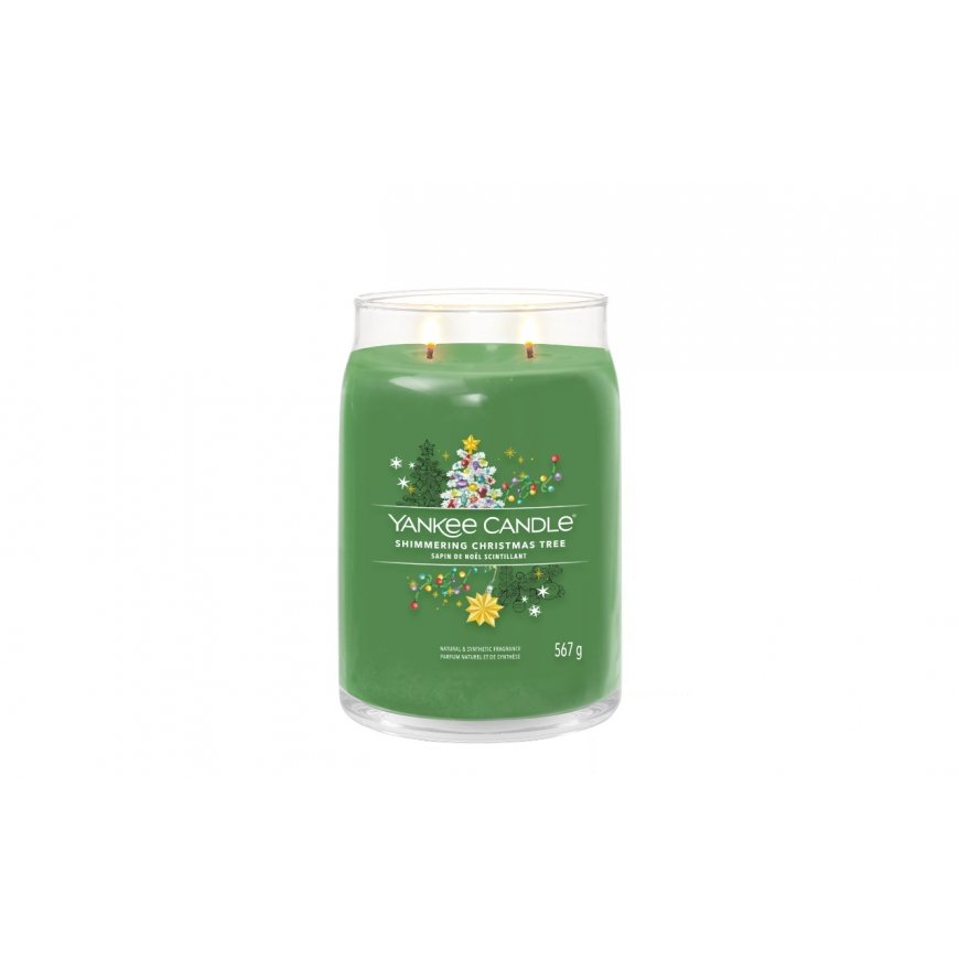 Yankee Candle 1743380E vahakynttilä Sylinteri Fir balsam, Dewy Greens, Spice Vihreä 1 kpl – 4