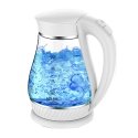 Adler AD 1274 electric kettle 1.7 L 2200 W Transparent, White Adler AD 1274 electric kettle 1.7 L 2200 W Transparent, White