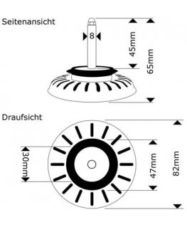 Cover for Franke valve, eccentric