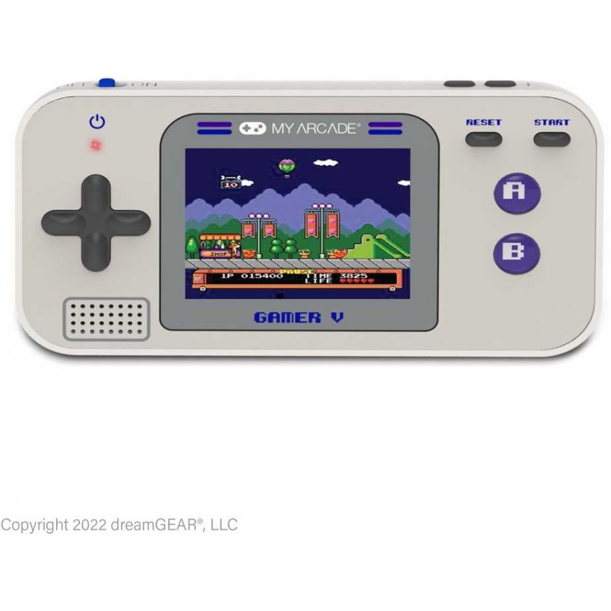 Dreamgear MY ARCADE GAMER V CLASSIC portable game console 220 games in one, gray, purple – 5