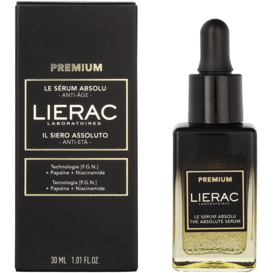 Lierac Premium The Booster Serum Absolute Anti-Aging regeneruojamasis veido serumas, 30 ml – 2