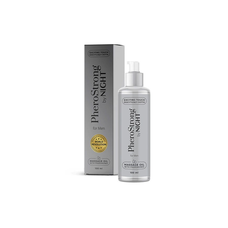 Pherostrong By Night For Men masažo aliejus su feromonais Masažo aliejus su feromonais 100ml – 2