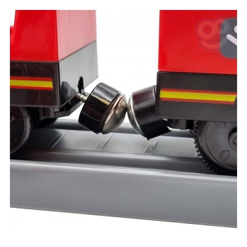 Traukinių trasa su ugniagesių transporto priemonėmis - 92 detalės Woopie – 4