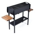 Dm_Grill Bbq Expert Šašlykinė 730x30x85 cm, su lentynomis, metalo storis 3mm Dm_Grill Bbq Expert Šašlykinė 730x30x85 cm, su lentynomis, metalo storis 3mm