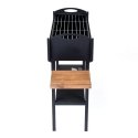 Dm_Grill Bbq Expert Šašlykinė 730x30x85 cm, su lentynomis, metalo storis 3mm Dm_Grill Bbq Expert Šašlykinė 730x30x85 cm, su lentynomis, metalo storis 3mm