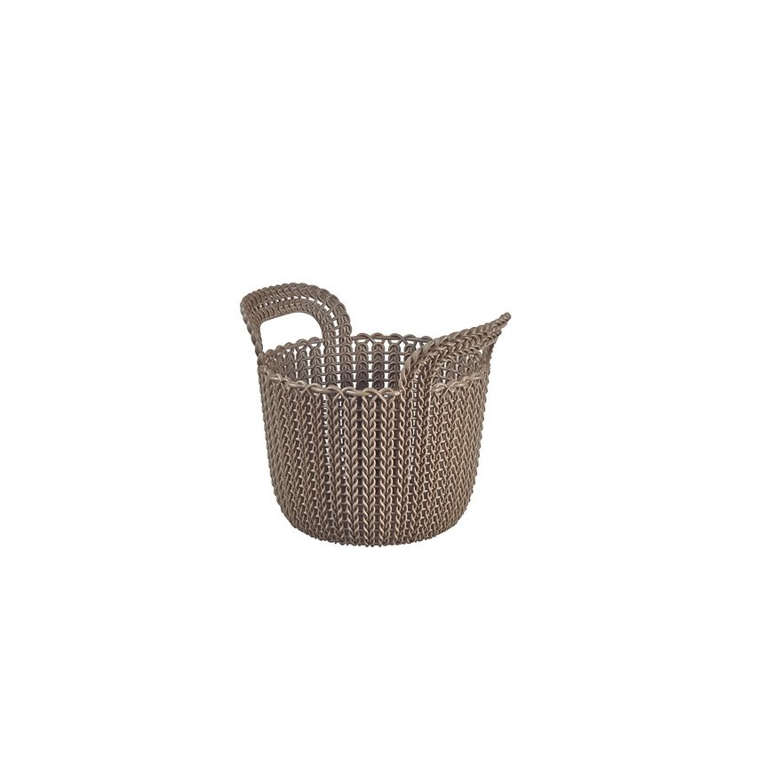 Curver 3253923971033 storage box Storage basket Round Knitwear Brown
