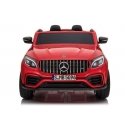 Lean Cars Akumuliatorinis automobilis vaikams „Mercedes GLC 63S QLS“, raudonos spalvos