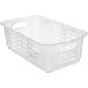 Basket Alfa M 35x25,1x15,6cm transparent Basket Alfa M 35x25,1x15,6cm transparent