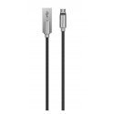Devia Storm Series Zinc Alloy Android cable (5V 2.1A,1M) black Devia Storm Series Zinc Alloy Android cable (5V 2.1A,1M) black