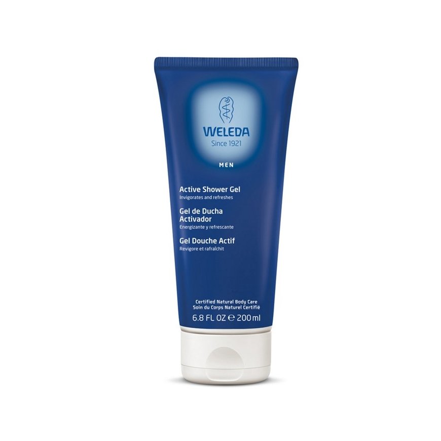Weleda Active 200 ml Suihkugeeli Miesten Runko Rosmariini