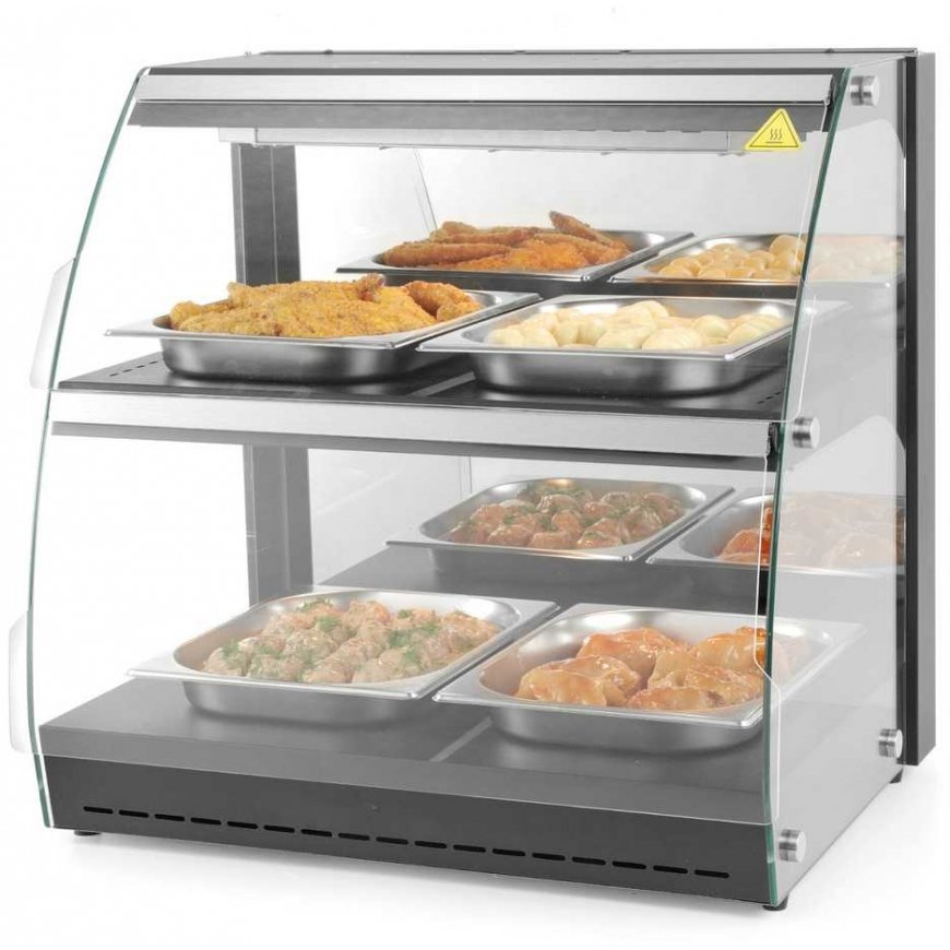 Hendi Quartz heating screen for heating and serving food, 650 mm wide