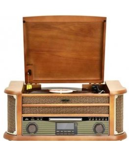 Music center Reflexion HIF2002DAB System stereo AUX Bluetooth CD DAB+ Cassette Giradischi FM USB (HIF2002DAB)