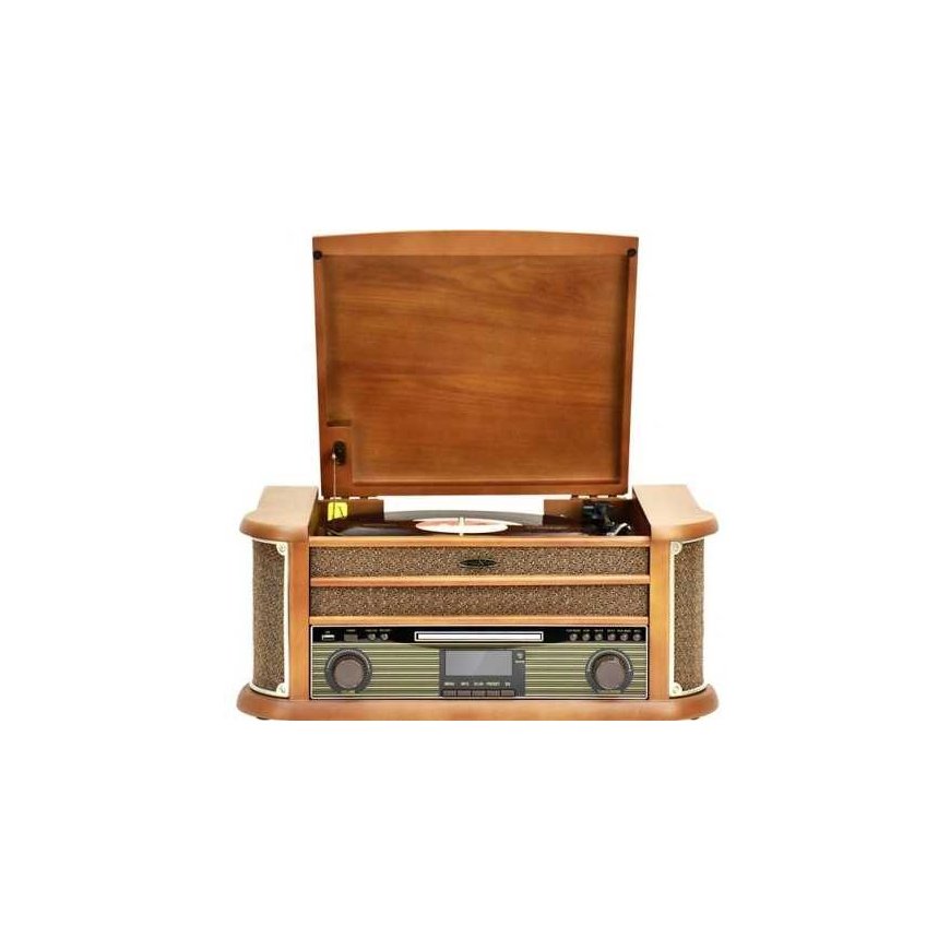 Muzikinis centras Reflexion HIF2002DAB Sistema stereo AUX Bluetooth CD DAB+ Cassette Giradischi FM USB (HIF2002DAB)
