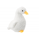 Lean Toys Baltos pliušinės žąsies talismanas Cuddly pliušinė antis 30cm Lean Toys Baltos pliušinės žąsies talismanas Cuddly pliušinė antis 30cm